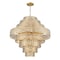 Z-Lite Dealey Chandelier, 25-Light, 44.75 In.W x 43.75 In.H, Heirloom Brass/Heirloom Brass 822P45-HB - alternate 2